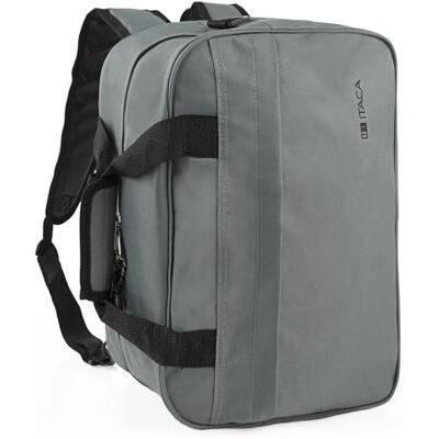 ITACA Reizen Rugzak. Cabine Bagage. Reistas Reistas Reistas Vliegtuigcabine Rugzak. Handtas Bagage Cabine Vliegtuig. Cabine Koffer 25334, Grijs ITACA Reizen Rugzak. Cabine Bagage. Reistas Reistas Reistas Vliegtuigcabine Rugzak. Handtas Bagage Cabine Vliegtuig. Cabine Koffer 25334, Grijs