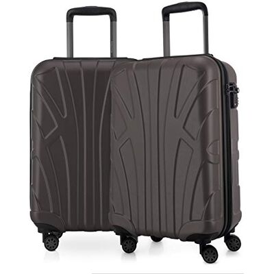 Suitline Set van 2 trolleys – kofferset in verschillende kleuren en maten, Titanium Suitline Set van 2 trolleys – kofferset in verschillende kleuren en maten, Titanium