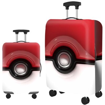 Homeyang Housse valise cabine Housse de protection élastique Spandex Polyester Lavable Housse de bagages 45 à 32 cm, Cercles rouges noirs, XL (29-32 Pulgadas) Homeyang Housse valise cabine Housse de protection élastique Spandex Polyester Lavable Housse de bagages 45 à 32 cm, Cercles rouges noirs, XL (29-32 Pulgadas)