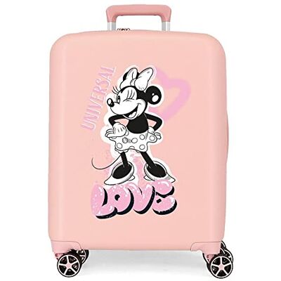 Disney Minnie Heart Cabinekoffer Nude 40 x 55 x 20 cm Hard ABS Geïntegreerde TSA-sluiting 38,4 l 2,82 kg 4 dubbele wielen handbagage, roze, Talla única, cabinekoffer, Roze, Cabinekoffer Disney Minnie Heart Cabinekoffer Nude 40 x 55 x 20 cm Hard ABS Geïntegreerde TSA-sluiting 38,4 l 2,82 kg 4 dubbele wielen handbagage, roze, Talla única, cabinekoffer, Roze, Cabinekoffer