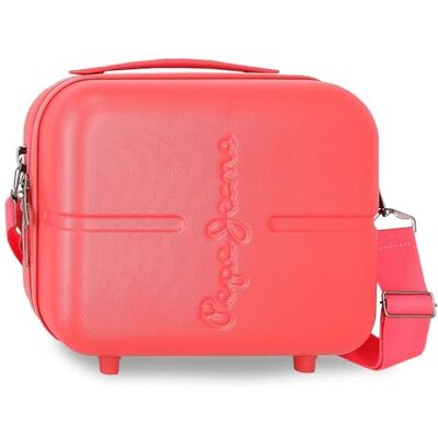Pepe Jeans Highlight Toilettas met rode schouderriem, 29 x 21 x 15 cm, stijf ABS, 9,14 l, 0,63 kg, rood, aanpasbare tas met schouderriem, Rood, Verstelbare tas met schouderriem Pepe Jeans Highlight Toilettas met rode schouderriem, 29 x 21 x 15 cm, stijf ABS, 9,14 l, 0,63 kg, rood, aanpasbare tas met schouderriem, Rood, Verstelbare tas met schouderriem