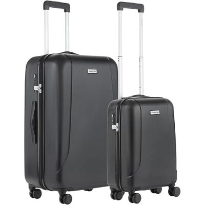 CarryOn Skyhopper Set van 2 koffers, handbagage 55 cm, grote koffer 78 cm met TSA (zwart, XL) CarryOn Skyhopper Set van 2 koffers, handbagage 55 cm, grote koffer 78 cm met TSA (zwart, XL)
