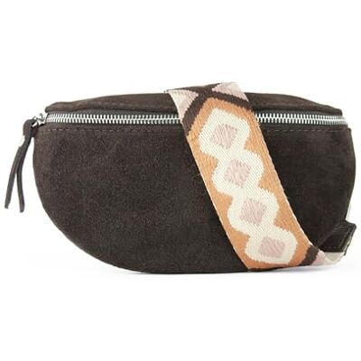 lePelou Suède heuptas, suède heuptas, festivaltas, schoudertas, heuptas, cadeau, Donkerbruin, S, Klassiek, minimalistisch, elegant lePelou Suède heuptas, suède heuptas, festivaltas, schoudertas, heuptas, cadeau, Donkerbruin, S, Klassiek, minimalistisch, elegant