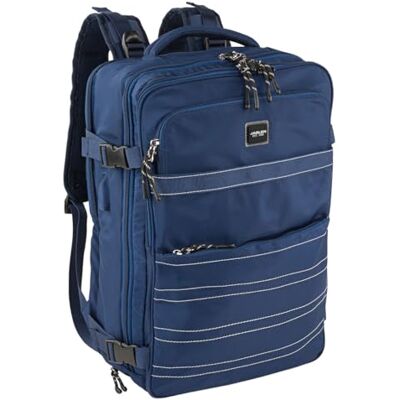 JASLEN Praktische rugzak en multifunctionele cabine-reistas met grote capaciteit en georganiseerde opbergruimte voor kort verblijf en reizen. 40 x 30 x 20 compatibel met Ryanair., blauw, S JASLEN Praktische rugzak en multifunctionele cabine-reistas met grote capaciteit en georganiseerde opbergruimte voor kort verblijf en reizen. 40 x 30 x 20 compatibel met Ryanair., blauw, S