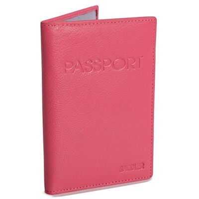 Saddler Luxe paspoorthoes van echt leer voor dames, reisportemonnee, perfect voor paspoort, creditcards en debetkaarten, paspoorthoes voor dames, geschenkdoos, Fuchsia, Europees Saddler Luxe paspoorthoes van echt leer voor dames, reisportemonnee, perfect voor paspoort, creditcards en debetkaarten, paspoorthoes voor dames, geschenkdoos, Fuchsia, Europees