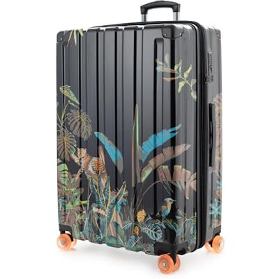 Hauptstadtkoffer Q-Damm Kofferset, 3-delig, S, M, L, cabine, 54 cm, medium, 68 cm, groot, 78 cm, TSA, harde schaal ABS, Luipaarddesign, Bagagekoffer Hauptstadtkoffer Q-Damm Kofferset, 3-delig, S, M, L, cabine, 54 cm, medium, 68 cm, groot, 78 cm, TSA, harde schaal ABS, Luipaarddesign, Bagagekoffer