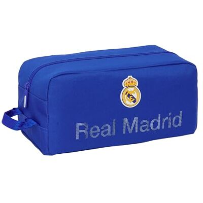 safta Real Madrid Schoentas, middelgroot, multifunctioneel, sporttas, extraschool, voetbal, comfortabel en veelzijdig, 34 x 18 x 15 cm safta Real Madrid Schoentas, middelgroot, multifunctioneel, sporttas, extraschool, voetbal, comfortabel en veelzijdig, 34 x 18 x 15 cm
