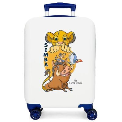 Disney Joumma The Lion King cabinekoffer wit 33 x 50 x 20 cm stijf 2 kg zijcijfersluiting ABS 2 kg 33 l handbagage wit, Talla única, cabinekoffer Disney Joumma The Lion King cabinekoffer wit 33 x 50 x 20 cm stijf 2 kg zijcijfersluiting ABS 2 kg 33 l handbagage wit, Talla única, cabinekoffer