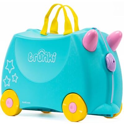 Trunki Reiskoffer & Handbagage Kinderen Una Eenhoorn (Blauwgroen) Trunki Reiskoffer & Handbagage Kinderen Una Eenhoorn (Blauwgroen)