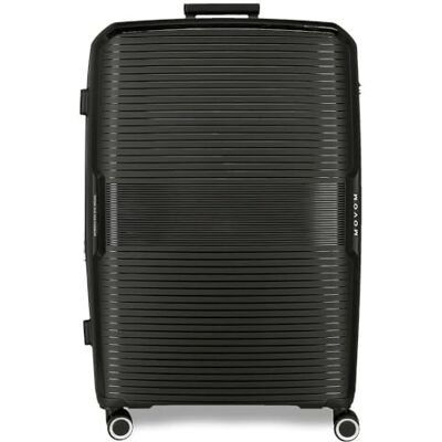 MOVOM Inari Grote zwarte koffer, 54 x 78 x 32 cm, stijf, polypropyleen, TSA-sluiting 113 l, 5,44 kg, 4 dubbele wielen, zwart, Talla única, grote koffer, zwart., Grote koffer MOVOM Inari Grote zwarte koffer, 54 x 78 x 32 cm, stijf, polypropyleen, TSA-sluiting 113 l, 5,44 kg, 4 dubbele wielen, zwart, Talla única, grote koffer, zwart., Grote koffer
