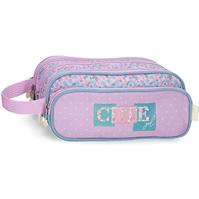 Enso Cute Girl cabinekoffer, violet, 40 x 55 x 20 cm, harde ABS-schaal, geïntegreerde TSA-sluiting, 37 l, 2,74 kg, 4 wielen, dubbele bagage, paars, etui, schattig etui, Paars., Schattig etui Enso Cute Girl cabinekoffer, violet, 40 x 55 x 20 cm, harde ABS-schaal, geïntegreerde TSA-sluiting, 37 l, 2,74 kg, 4 wielen, dubbele bagage, paars, etui, schattig etui, Paars., Schattig etui