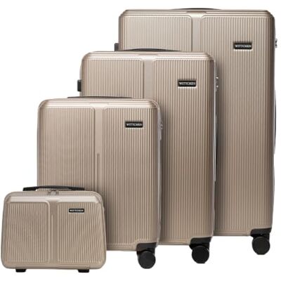 WITTCHEN Stripes Line koffer, 36 liter, harde ABS-schaal, 4 360° draaibare wielen, cijferslot, handbagage voor Brussels Airlines/Ryanair, Kofferset (S, M, L, XL), Klassiek WITTCHEN Stripes Line koffer, 36 liter, harde ABS-schaal, 4 360° draaibare wielen, cijferslot, handbagage voor Brussels Airlines/Ryanair, Kofferset (S, M, L, XL), Klassiek