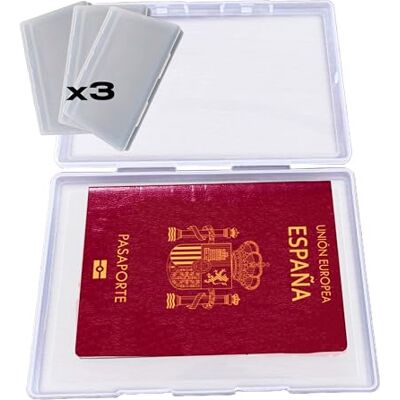 Heromask Harde paspoorthoes, Helder., Transparant Heromask Harde paspoorthoes, Helder., Transparant