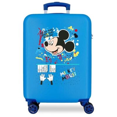 Disney Colour Mayhem cabinekoffer 38 x 55 x 20 cm, Blauw, Cabinekoffer Disney Colour Mayhem cabinekoffer 38 x 55 x 20 cm, Blauw, Cabinekoffer