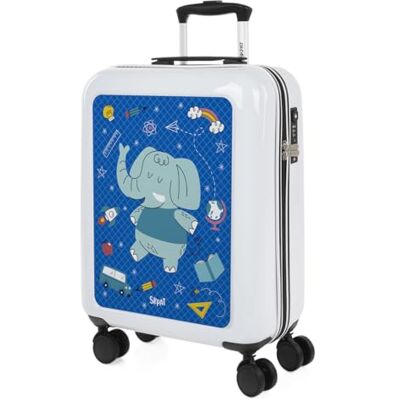 SKPAT Harde kofferset, 4 wielen voor vliegtuigen Bagagesets, verkoop op wielen voor reizen. Kofferset: stijlvolle reisset, Blanco-School SKPAT Harde kofferset, 4 wielen voor vliegtuigen Bagagesets, verkoop op wielen voor reizen. Kofferset: stijlvolle reisset, Blanco-School