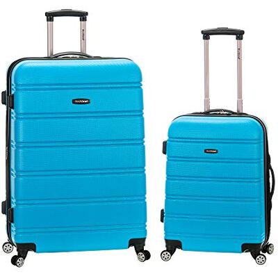 Rockland Melbourne Harde koffer met zwenkwielen, Turkoois, Melbourne Uittrekbare hardcase koffer met zwenkwielen Rockland Melbourne Harde koffer met zwenkwielen, Turkoois, Melbourne Uittrekbare hardcase koffer met zwenkwielen