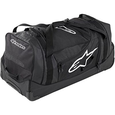 Alpinestars Komodo Grote reistas, sporttas voor motoraccessoires, 94 cm x 45 cm x 40 cm, 150 liter, reistas, sporttas, waterdicht, voor dames en heren, zwart/wit Alpinestars Komodo Grote reistas, sporttas voor motoraccessoires, 94 cm x 45 cm x 40 cm, 150 liter, reistas, sporttas, waterdicht, voor dames en heren, zwart/wit