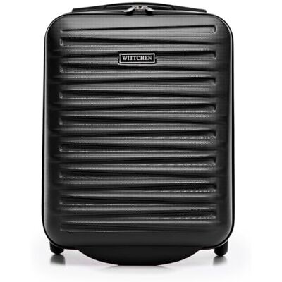 WITTCHEN Skyspeed Line Cabine Free on Board cabinekoffer kleine harde koffer ABS telescopische handgreep 2 wielen zwart Brussels Airlines/Ryanair / TUI fly Belgium/Transavia WITTCHEN Skyspeed Line Cabine Free on Board cabinekoffer kleine harde koffer ABS telescopische handgreep 2 wielen zwart Brussels Airlines/Ryanair / TUI fly Belgium/Transavia