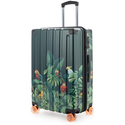 Hauptstadtkoffer Q-Damm Kofferset, 3-delig, S, M, L, cabine, 54 cm, medium, 68 cm, groot, 78 cm, TSA, harde schaal ABS, Papegaaiendesign, Bagagekoffer Hauptstadtkoffer Q-Damm Kofferset, 3-delig, S, M, L, cabine, 54 cm, medium, 68 cm, groot, 78 cm, TSA, harde schaal ABS, Papegaaiendesign, Bagagekoffer