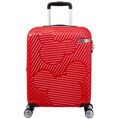 American Tourister American Tourist Mickey Clouds, Spinner S, uittrekbare handbagage, 55 cm, 38/45 l, rood (Mickey Classic Red) American Tourister American Tourist Mickey Clouds, Spinner S, uittrekbare handbagage, 55 cm, 38/45 l, rood (Mickey Classic Red)