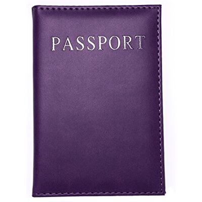 Spirtan Passport Holder Travel Covers for the Family Choose from Several Colors (Purple) Spirtan Passport Holder Travel Covers for the Family Choose from Several Colors (Purple)
