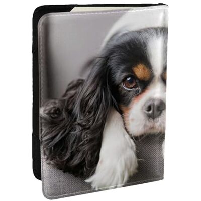 Wykjtwo Cavalier King Charles Spaniel paspoort PU lederen paspoorthoes 16,5 cm, zoals afgebeeld, 6,5 in Wykjtwo Cavalier King Charles Spaniel paspoort PU lederen paspoorthoes 16,5 cm, zoals afgebeeld, 6,5 in