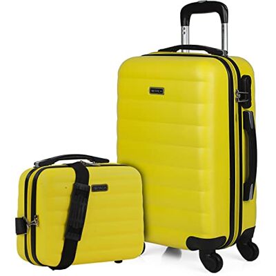 ITACA 3-delige set harde koffers 55/65/75 cm ABS 4 wieltjes, uittrekbaar, robuust en licht, handbagage, medium en grote koffer, kwaliteit en merk 71200 ITACA 3-delige set harde koffers 55/65/75 cm ABS 4 wieltjes, uittrekbaar, robuust en licht, handbagage, medium en grote koffer, kwaliteit en merk 71200