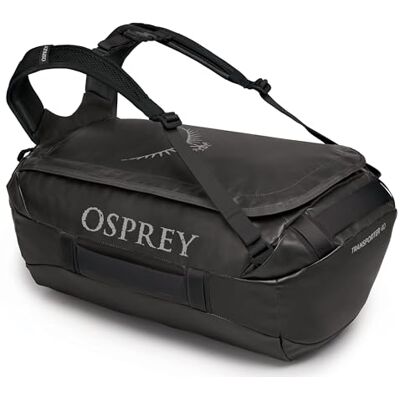 Osprey Unisex Transporter 40 Duffel Bag voor volwassenen, zwart, Eén maat Osprey Unisex Transporter 40 Duffel Bag voor volwassenen, zwart, Eén maat