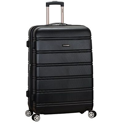 Rockland Abs Koffer met wielen, uittrekbaar, 71,1 cm, zwart, één maat, Abs trolley uittrekbaar, 71,1 cm Rockland Abs Koffer met wielen, uittrekbaar, 71,1 cm, zwart, één maat, Abs trolley uittrekbaar, 71,1 cm