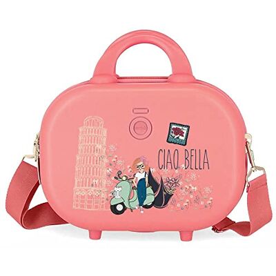 Enso Ciao Bella Toilettas met schouderriem, roze, 29 x 21 x 15 cm, stijf ABS, 9,14 l, 0,8 kg, roze, Talla única, aanpasbare tas met schouderriem, Roze, Verstelbare tas met schouderriem Enso Ciao Bella Toilettas met schouderriem, roze, 29 x 21 x 15 cm, stijf ABS, 9,14 l, 0,8 kg, roze, Talla única, aanpasbare tas met schouderriem, Roze, Verstelbare tas met schouderriem