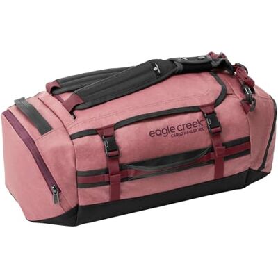 Eagle Cargo Hauler Wheeled Duffel opvouwbare reistas met wieltjes, grote duffeltas, rugzak van slijtvast en waterafstotend TPU-weefsel, varianten, aardrood, 40 l, x Eagle Cargo Hauler Wheeled Duffel opvouwbare reistas met wieltjes, grote duffeltas, rugzak van slijtvast en waterafstotend TPU-weefsel, varianten, aardrood, 40 l, x