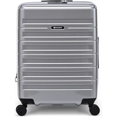 Eminent Voyager Handbagage Koffer 55x40x20, Uitbreidbaar, Hardcase, 4 Wielen, Licht, TSA Slot, 2,7 kg, 39L, Trolley Handkoffer Vliegtuig Reis Zilver Eminent Voyager Handbagage Koffer 55x40x20, Uitbreidbaar, Hardcase, 4 Wielen, Licht, TSA Slot, 2,7 kg, 39L, Trolley Handkoffer Vliegtuig Reis Zilver