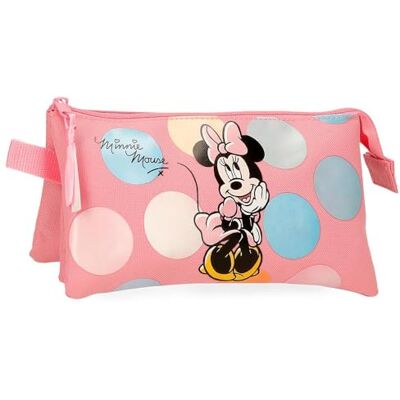 Enso Joumma Disney Minnie Coquette Pennenetui, drievoudig, roze, 22 x 12 x 5 cm, polyester, 1,32 l, roze, Talla única, drievoudige etui, Roze, Drievoudig etui Enso Joumma Disney Minnie Coquette Pennenetui, drievoudig, roze, 22 x 12 x 5 cm, polyester, 1,32 l, roze, Talla única, drievoudige etui, Roze, Drievoudig etui