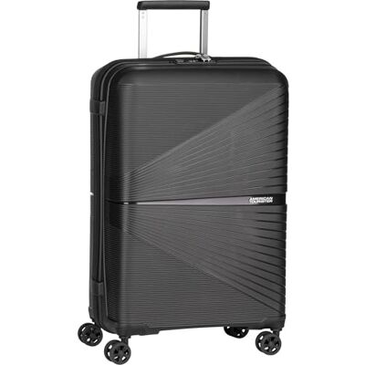 American Tourister Trolley Rigido 67 cm 4 Ruote Medium Airconic 88G002-Onyx Black, zwart American Tourister Trolley Rigido 67 cm 4 Ruote Medium Airconic 88G002-Onyx Black, zwart