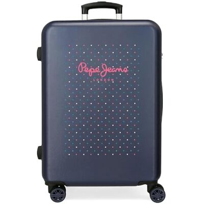 Pepe Jeans Molly trolley met harde schaal, 38 x 55 x 20 cm, Meerkleurig, Middelgrote koffer Pepe Jeans Molly trolley met harde schaal, 38 x 55 x 20 cm, Meerkleurig, Middelgrote koffer