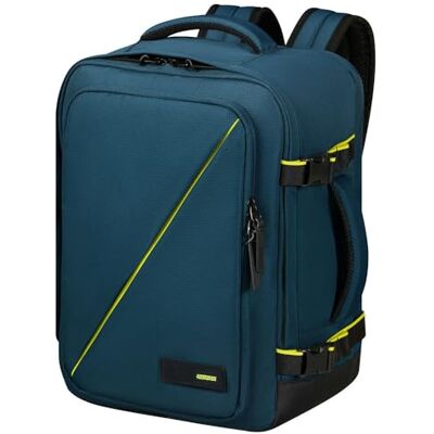 American Tourister Take2Cabin Wizz Air/Vueling cabinetas 30 x 20 x 40 cm, 26,5 l, 0,60 kg, handbagage, vliegtuigrugzak S/M onder de stoel, blauw (Harbor Blue) American Tourister Take2Cabin Wizz Air/Vueling cabinetas 30 x 20 x 40 cm, 26,5 l, 0,60 kg, handbagage, vliegtuigrugzak S/M onder de stoel, blauw (Harbor Blue)