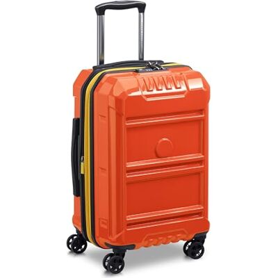 DELSEY PARIS REMPART Grote koffer, hard, uittrekbaar, 73 x 41 x 40 cm 96 liter XL antraciet, Oranje, Koffer DELSEY PARIS REMPART Grote koffer, hard, uittrekbaar, 73 x 41 x 40 cm 96 liter XL antraciet, Oranje, Koffer