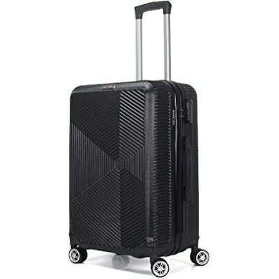 TROLLEY ADC Grote koffer, 75 x 46 x 28 cm, Zwart Luton Collectie, Koffer TROLLEY ADC Grote koffer, 75 x 46 x 28 cm, Zwart Luton Collectie, Koffer