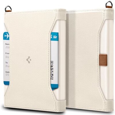 Spigen Paspoorthoes met RFID-blokkering en simkaart pin van kunstleer Beige Dune Spigen Paspoorthoes met RFID-blokkering en simkaart pin van kunstleer Beige Dune