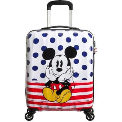 American Tourister Disney Legends Spinner S, kinderkoffer, 55 cm, 36 L, meerkleurig (Mikcey Blue Dots) American Tourister Disney Legends Spinner S, kinderkoffer, 55 cm, 36 L, meerkleurig (Mikcey Blue Dots)