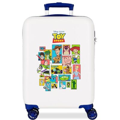 Disney Joumma Toy Story Valise de cabine blanche 38 x 55 x 20 cm rigide ABS fermeture à combinaison latérale 34 l 2,6 kg 4 roues doubles bagage à main Disney Joumma Toy Story Valise de cabine blanche 38 x 55 x 20 cm rigide ABS fermeture à combinaison latérale 34 l 2,6 kg 4 roues doubles bagage à main