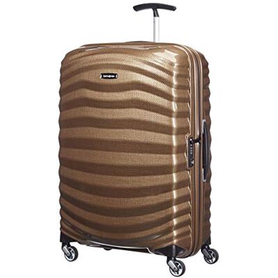 Samsonite Lite-shock, Spinner handbagage, M (69 cm-73 L) Zand, harde koffer, 73 l, met van curv-materiaal, schokabsorberende schaal en van gerecyclede materialen Samsonite Lite-shock, Spinner handbagage, M (69 cm-73 L) Zand, harde koffer, 73 l, met van curv-materiaal, schokabsorberende schaal en van gerecyclede materialen
