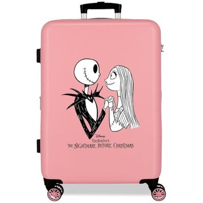 Disney Joumma Nightmare Middelgrote koffer, roze, 48 x 68 x 26 cm, stijf, 3 kg, cijfersluiting aan de zijkant, ABS, 3 kg, 56 l, roze, Talla única, middelgrote koffer, Roze, Middelgrote koffer Disney Joumma Nightmare Middelgrote koffer, roze, 48 x 68 x 26 cm, stijf, 3 kg, cijfersluiting aan de zijkant, ABS, 3 kg, 56 l, roze, Talla única, middelgrote koffer, Roze, Middelgrote koffer
