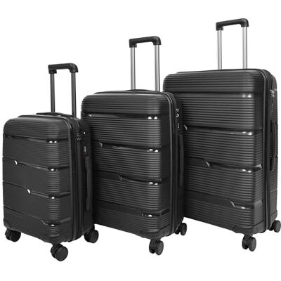 House Of Leather Pathfinder Harde koffer met vier wielen, zwart., Uittrekbare harde bagage met zwenkwielen House Of Leather Pathfinder Harde koffer met vier wielen, zwart., Uittrekbare harde bagage met zwenkwielen