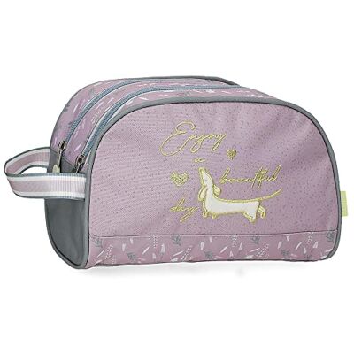 Enso Beautiful Day Toilettas, twee vakken, aanpasbaar, paars, 26 x 16 x 11 cm, polyester, paars, Talla única, toilettas, 2 vakken, aanpasbaar, Paars., Toilettas met 2 vakken, aanpasbaar Enso Beautiful Day Toilettas, twee vakken, aanpasbaar, paars, 26 x 16 x 11 cm, polyester, paars, Talla única, toilettas, 2 vakken, aanpasbaar, Paars., Toilettas met 2 vakken, aanpasbaar