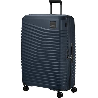 Samsonite Intuo Blauw, uitbreidbare harde koffer, 81 H x 54 W x 33D cm, 132/144 l, 4,1 kg, met TSA-slot en liggende binnenkruisbanden Samsonite Intuo Blauw, uitbreidbare harde koffer, 81 H x 54 W x 33D cm, 132/144 l, 4,1 kg, met TSA-slot en liggende binnenkruisbanden