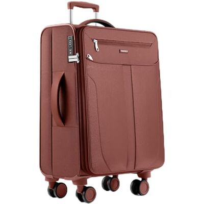 Travely Kofferset van stof, Rood, L: 67 x 43 x 28-31 cm Travely Kofferset van stof, Rood, L: 67 x 43 x 28-31 cm