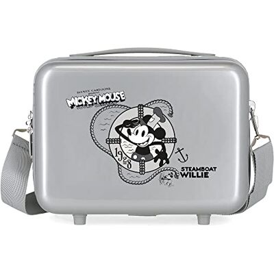 Disney Mickey en Minnie Travel Toilettas wit stijf ABS Joumma Bags, Steamboard, Talla única, toilettas Disney Mickey en Minnie Travel Toilettas wit stijf ABS Joumma Bags, Steamboard, Talla única, toilettas