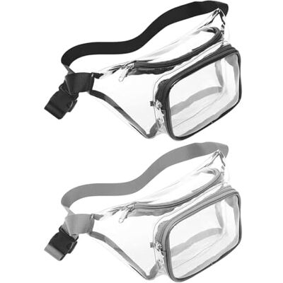EHDWXVZM 2 stuks transparante pvc-opbergzakken, sporttassen, outdoor opbergtassen, draagbare opbergtassen, reistassen, modetassen, draagaccessoires, zwart, Taglia, SCHWARZ, Modieus EHDWXVZM 2 stuks transparante pvc-opbergzakken, sporttassen, outdoor opbergtassen, draagbare opbergtassen, reistassen, modetassen, draagaccessoires, zwart, Taglia, SCHWARZ, Modieus