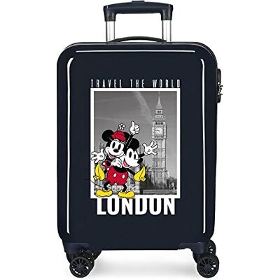 Disney Mickey Y Minnie Travel The World cabinekoffer, één maat, Londen, Handbagage Disney Mickey Y Minnie Travel The World cabinekoffer, één maat, Londen, Handbagage